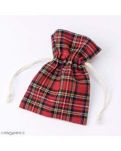 Scottish cotton bag 10x14cm