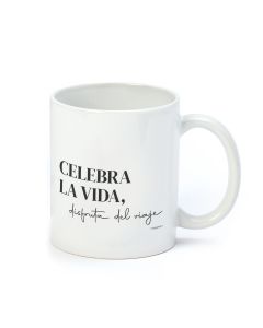 Tasse en céramique Celebra la Vida dans boîte-cadeau