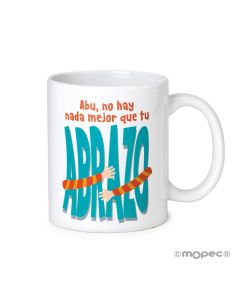 Tasse en céramique Abu no hay nada...Abrazo en boîte cadeau