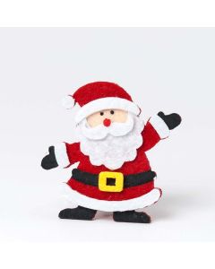 Santa Claus felt clip, 5,5 cm min.6