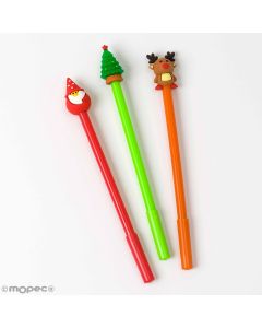 Christmas markers Santa, reindeer and tree, assorted