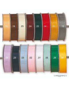 Glass ribbon in various widths and colors