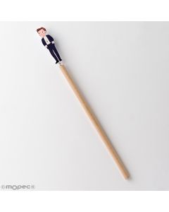 Pencil boy Communion hands pocket 24cm. min.6