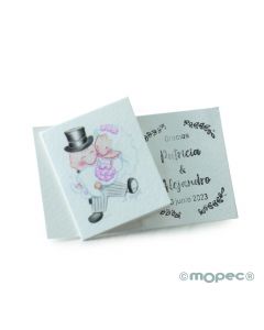 Biglietto libro Pit-Pita sposa in braccio,  prezzo x 100pz.