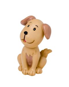 Figura poliresina forma perro 7cm.