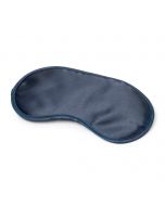 Masque de sommeil en satin bleu marine