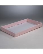 Bandeja lujo rosa 46x27x4,5cm