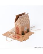 Christmas gingerbread house box 7x10,5x5cm.