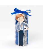 Coffret 12 chocolats Communion garçon ballon de foot*