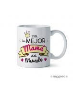 Taza cerámica Para la Mejor Mamá en caja regalo