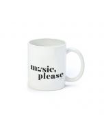 Taza cerámica Music, Please en caja regalo