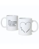 Tasse en céramique Mamma coeur dans boîte cadeau