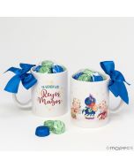 Taza cerámica 6 torinos Reyes Magos en caja regalo