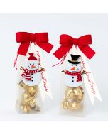 Box 3 croki-choc Snowman with  adhesive assorted