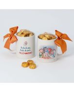 Taza cerámica F. Navidad Pit & Pita Belén 6 bomb caja regalo