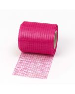 Ruban filet plastic 80mmx25m fuchsia