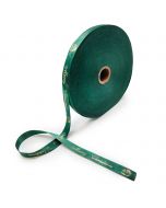 Green two face satin ribbon 15mm Merry Christmas,rolls of approximately 100 meters