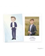 Communion photo frame boy hands in pockets, min.25