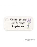 Tarjeta lavanda Que tus sueños sean...(preciox 24u) min.24