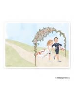 Immagine inquadrare, per firmare Pop&Fun running 29,5x42cm