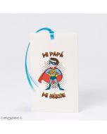 Super Dad card 6x10cm. min.25