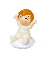 Figura bebé Pop &Fun sentado en cojín 8cm.